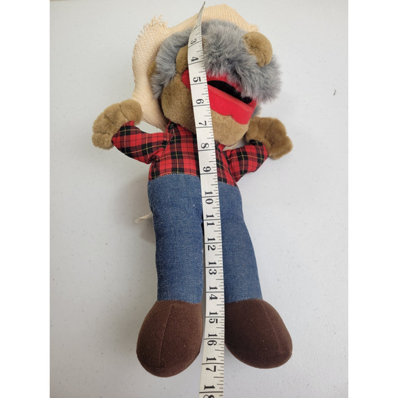 Vintage Shotgun Red Hee Haw TV Show Country Grandpa Puppet Plush Stuffed Toy 17" - Picture 4 of 9